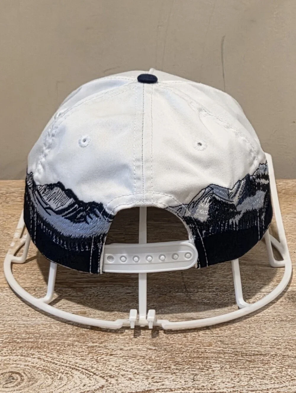 Woodn Grail Colorado Avalanche Heavyweight Snapback Hat  Wrap-around Mountains